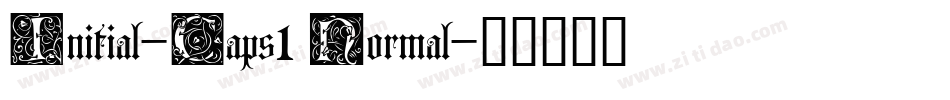 Initial-Caps1 Normal字体转换